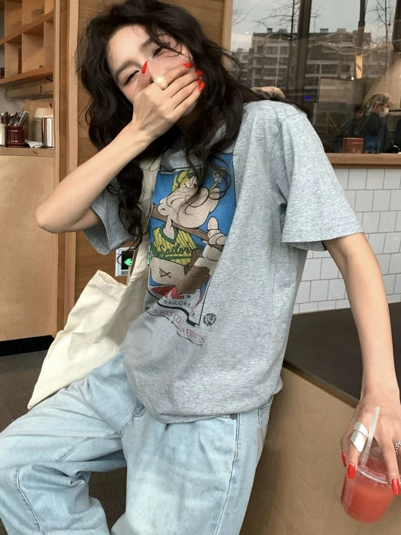 《大力水手 》   美式短袖 351林夏.韩系seoul