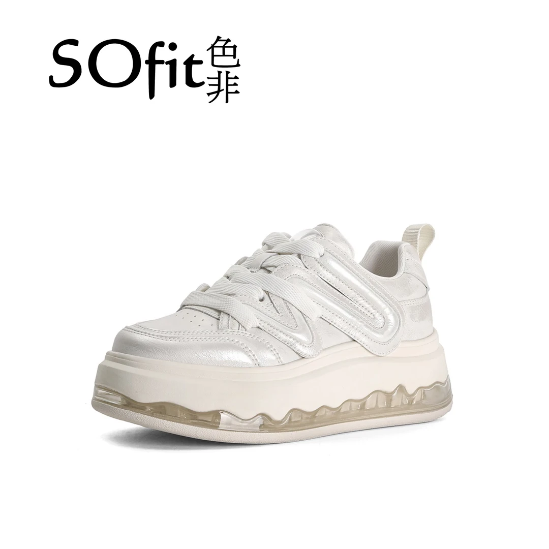 【色非●龙猫】时尚厚底增高6cm潮流百搭女士休闲鞋51372