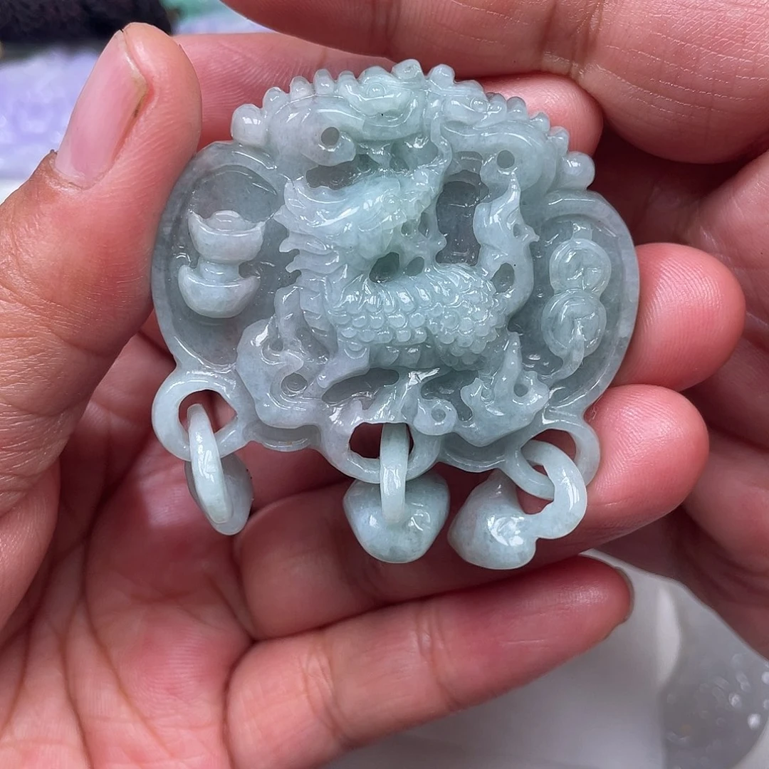 颈饰未镶嵌翡翠翡玉缘翡翠