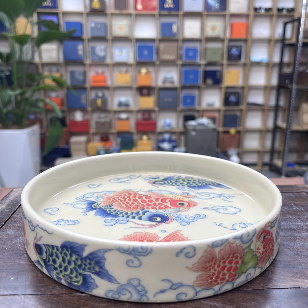 高端茶器锦鲤茶洗-676（众）