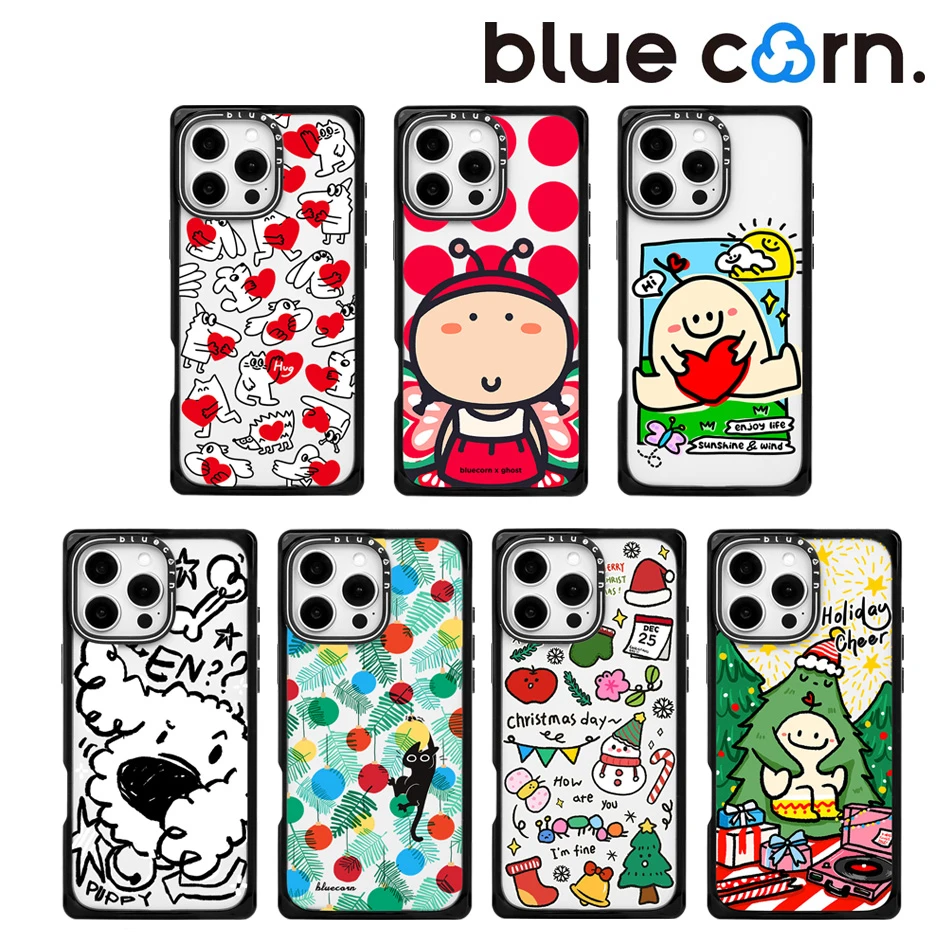 【毛毛专属】Bluecorn黑糖布丁 奶方适用于iPhone16/15ProMax手机壳