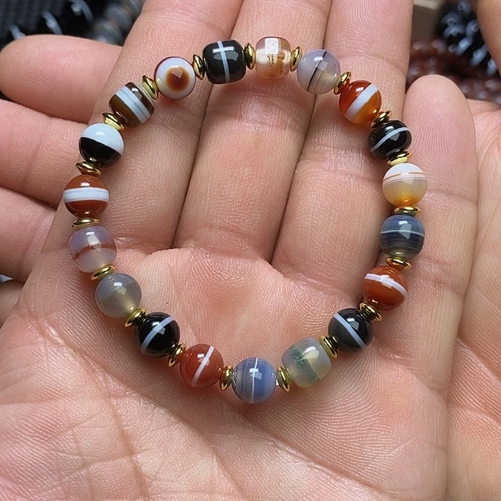 玛瑙/玉髓未镶嵌手链
