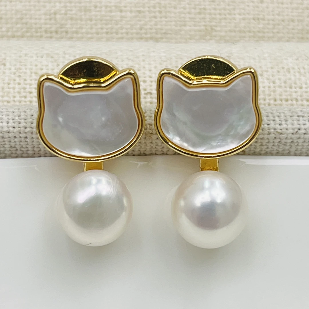 天然淡水珍珠耳饰   ED1191