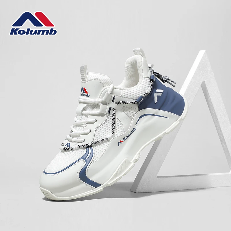 kolumb/哥仑步男鞋2025新款男士休闲鞋运动鞋鞋男款夏季网面鞋皮