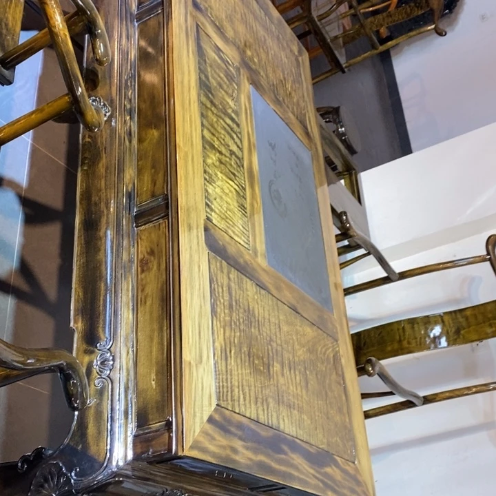 楠木湿泡茶桌七件套1.58