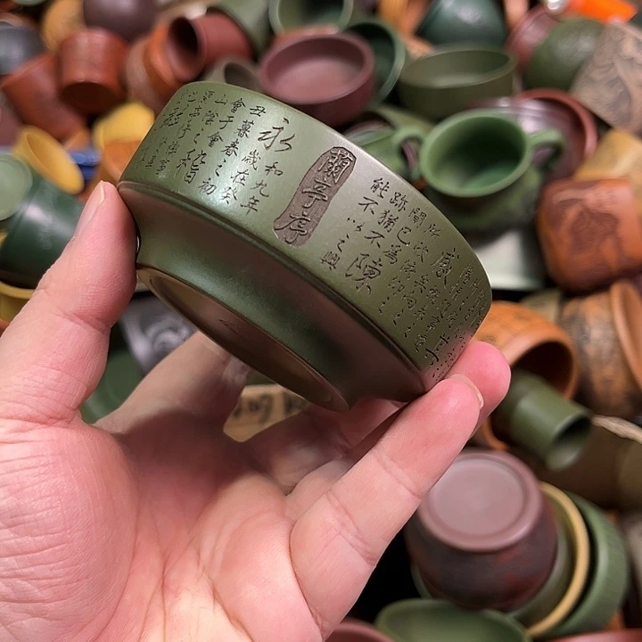 紫砂茶杯全手工紫砂主人杯