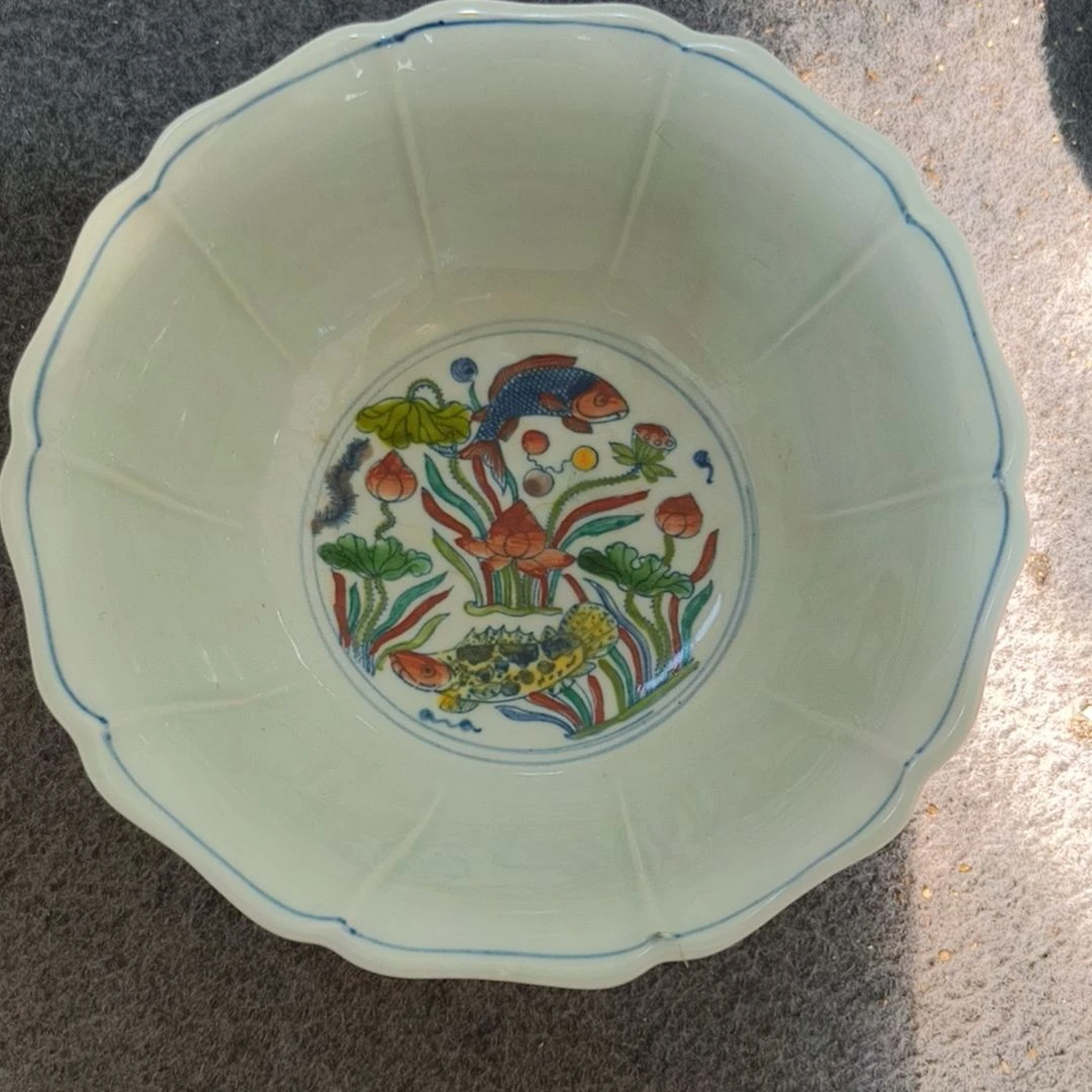 摆件杜*卿一个大碗精品陶瓷