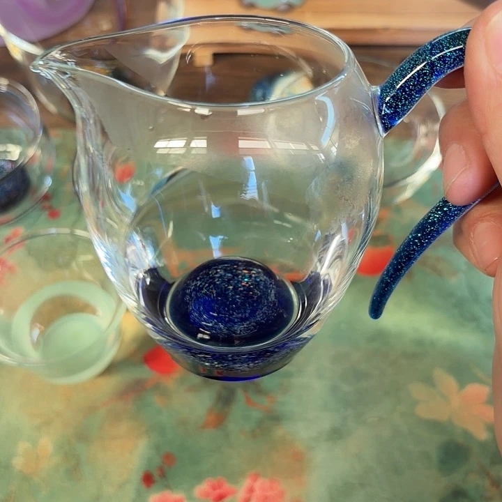 玻璃手工艺品玻璃茶器器依然斑斓