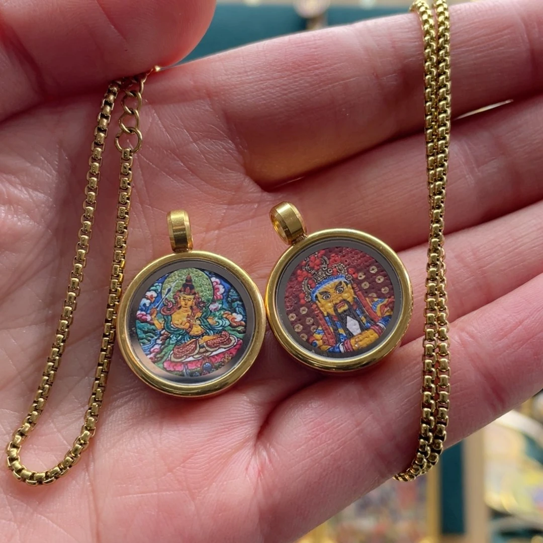 吊坠糊**蜜唐卡的制作方法和技巧第二