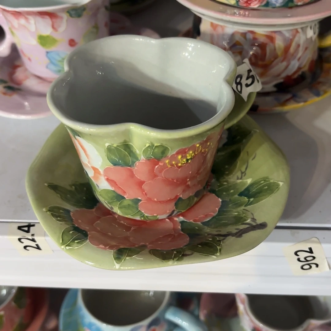 景德镇手绘高温釉下彩陶瓷茶具