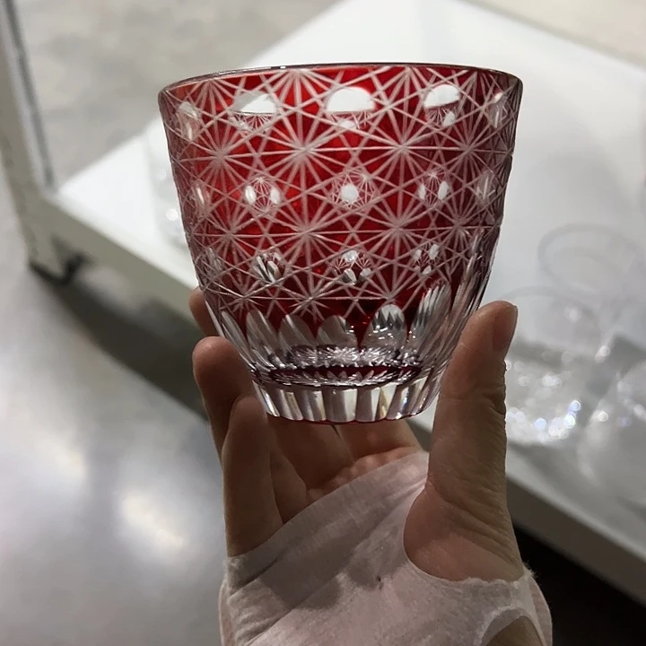 手柄款水晶玻璃微瑕一个