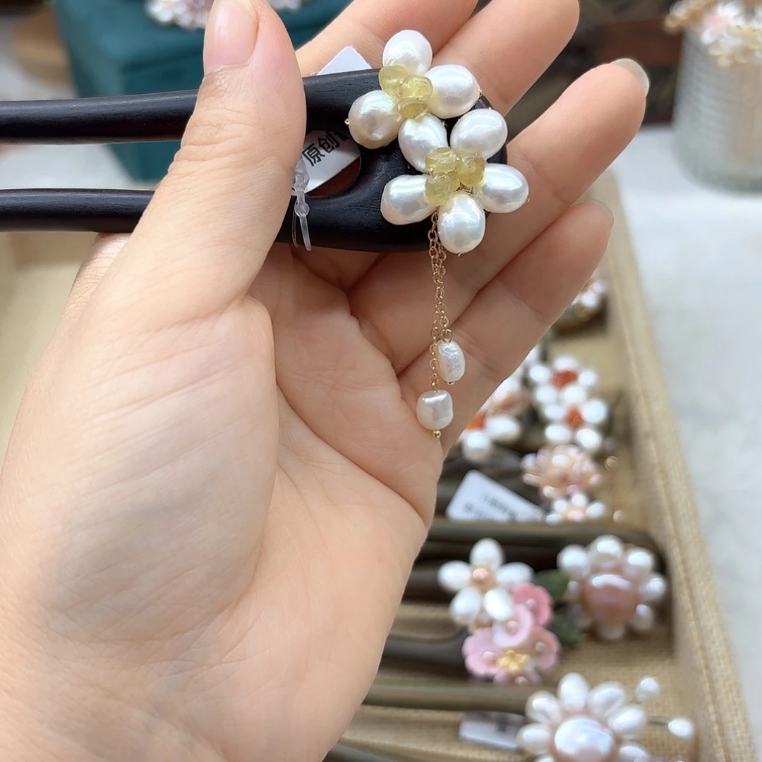 未镶嵌淡水珍珠发饰