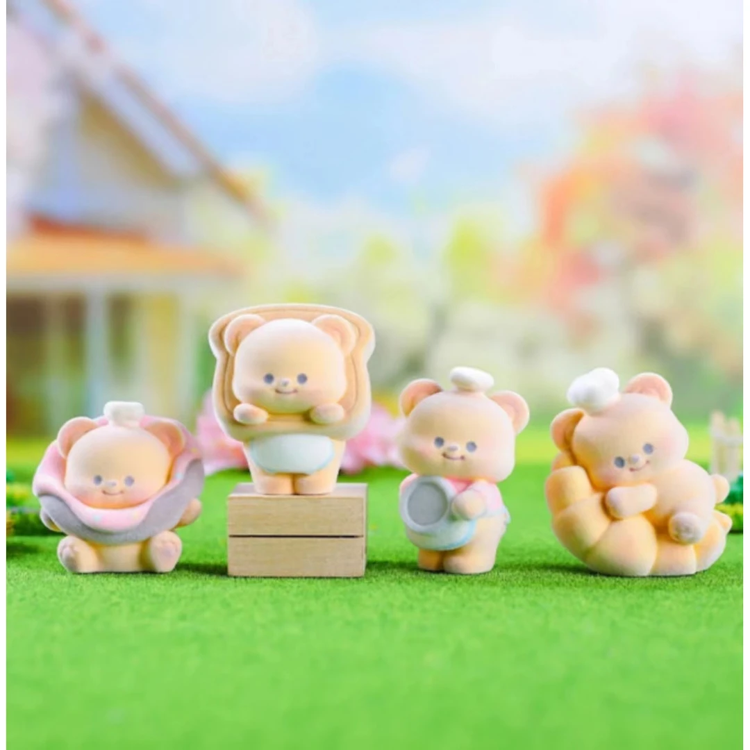 奶芙芙泡泡小熊盲盒植绒款