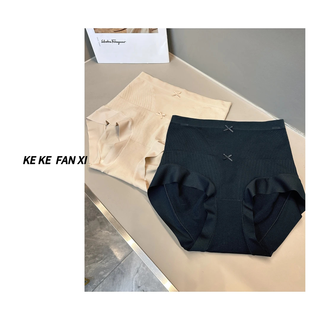 2480双蝴蝶结内裤新款女士舒适春季收腹