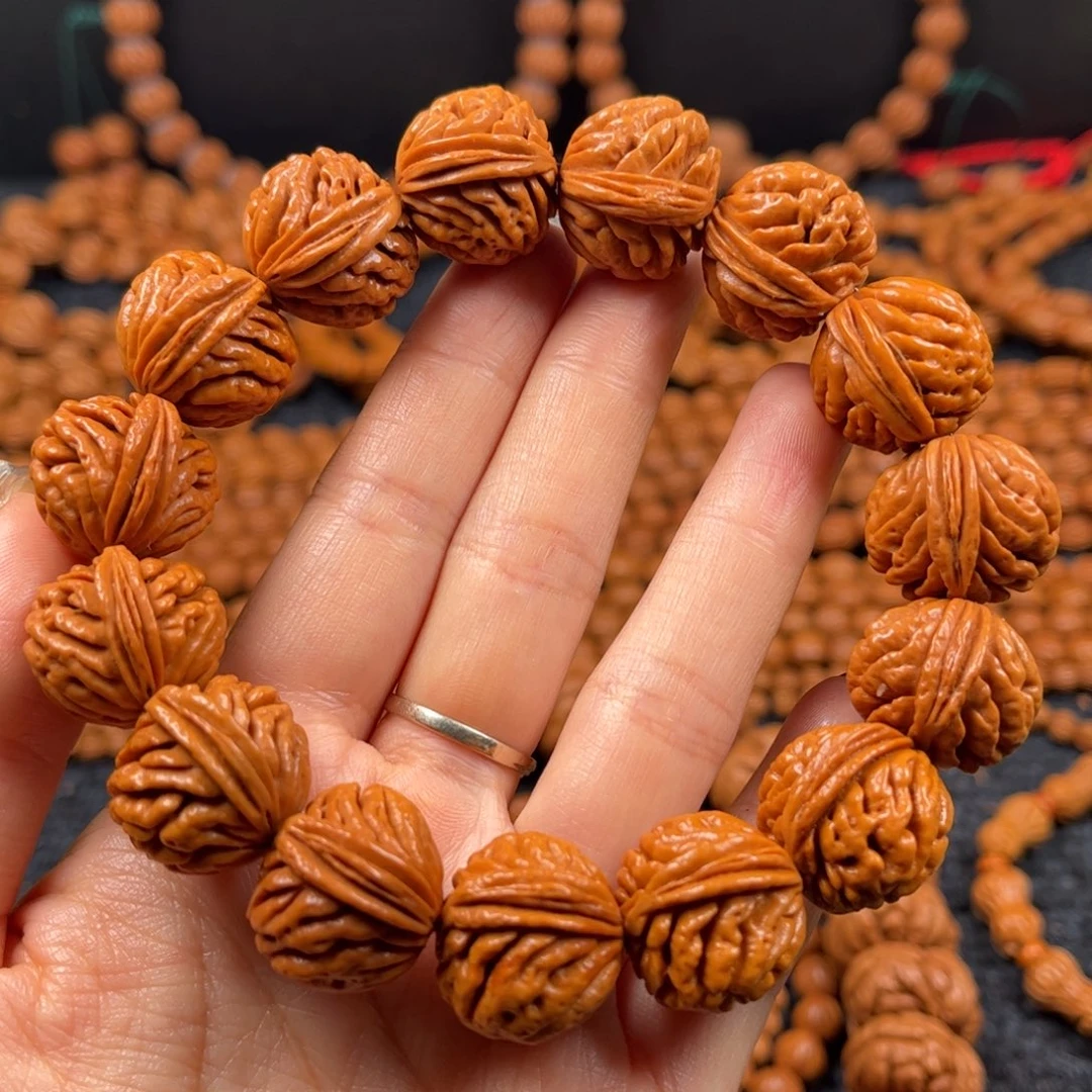 千***醉手串桃核A5链接手串