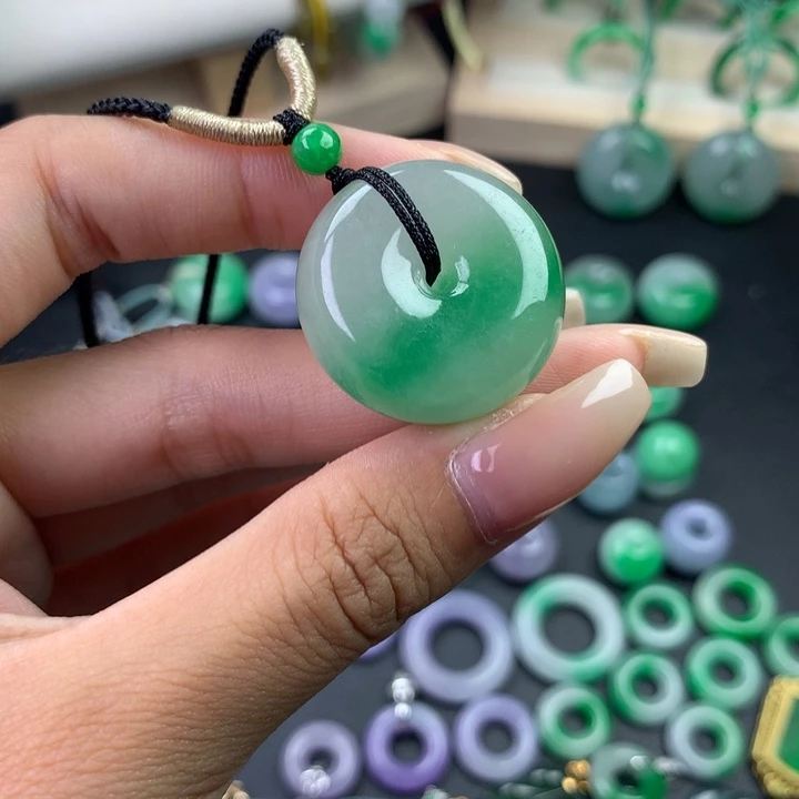 随*平安扣吊坠项链