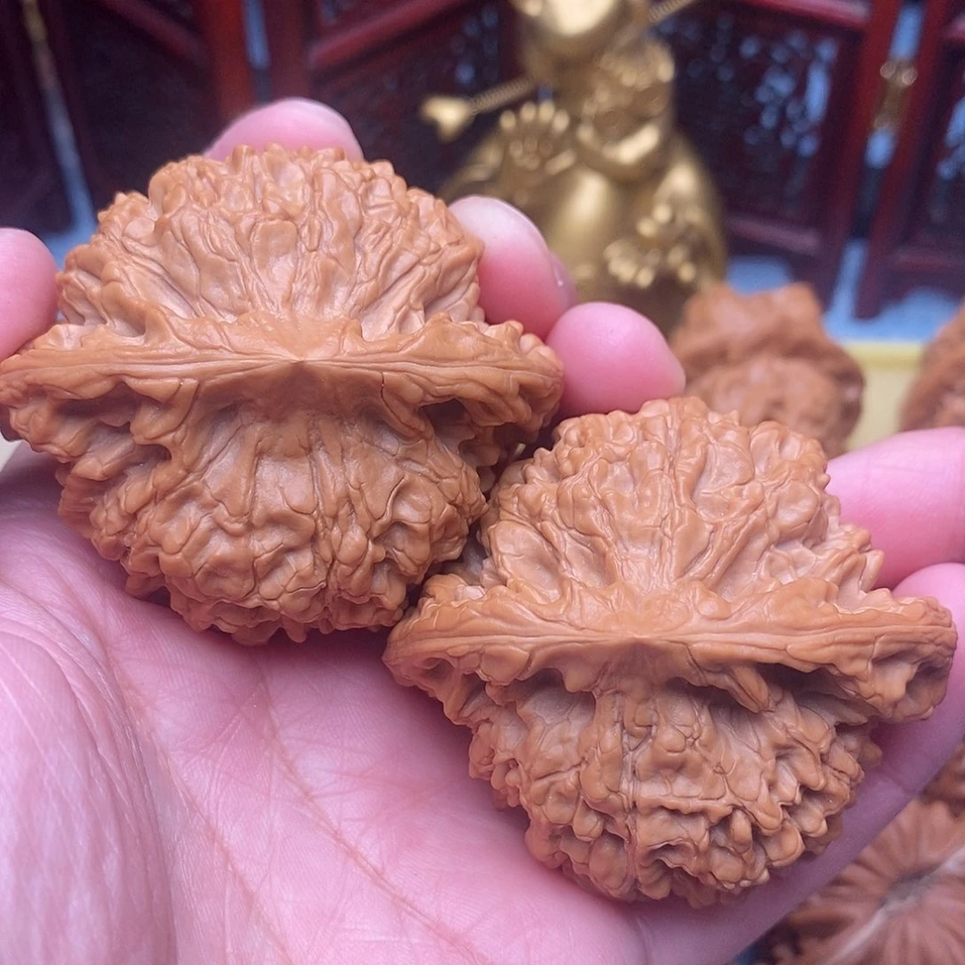 把件文玩核桃全品毕业天花板粗棱官帽54.8尺