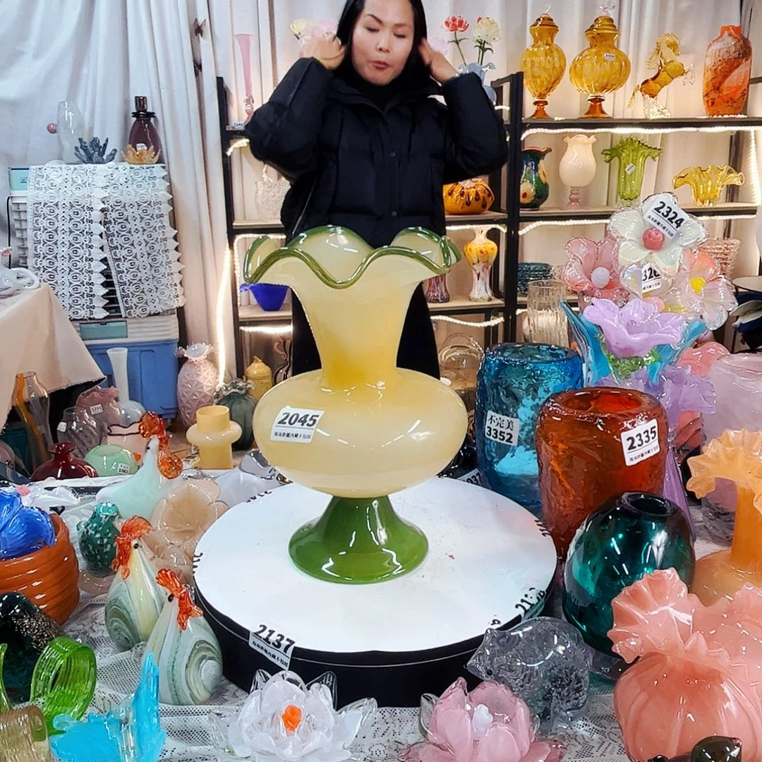 2045 家悦美居琉璃摆件不完美