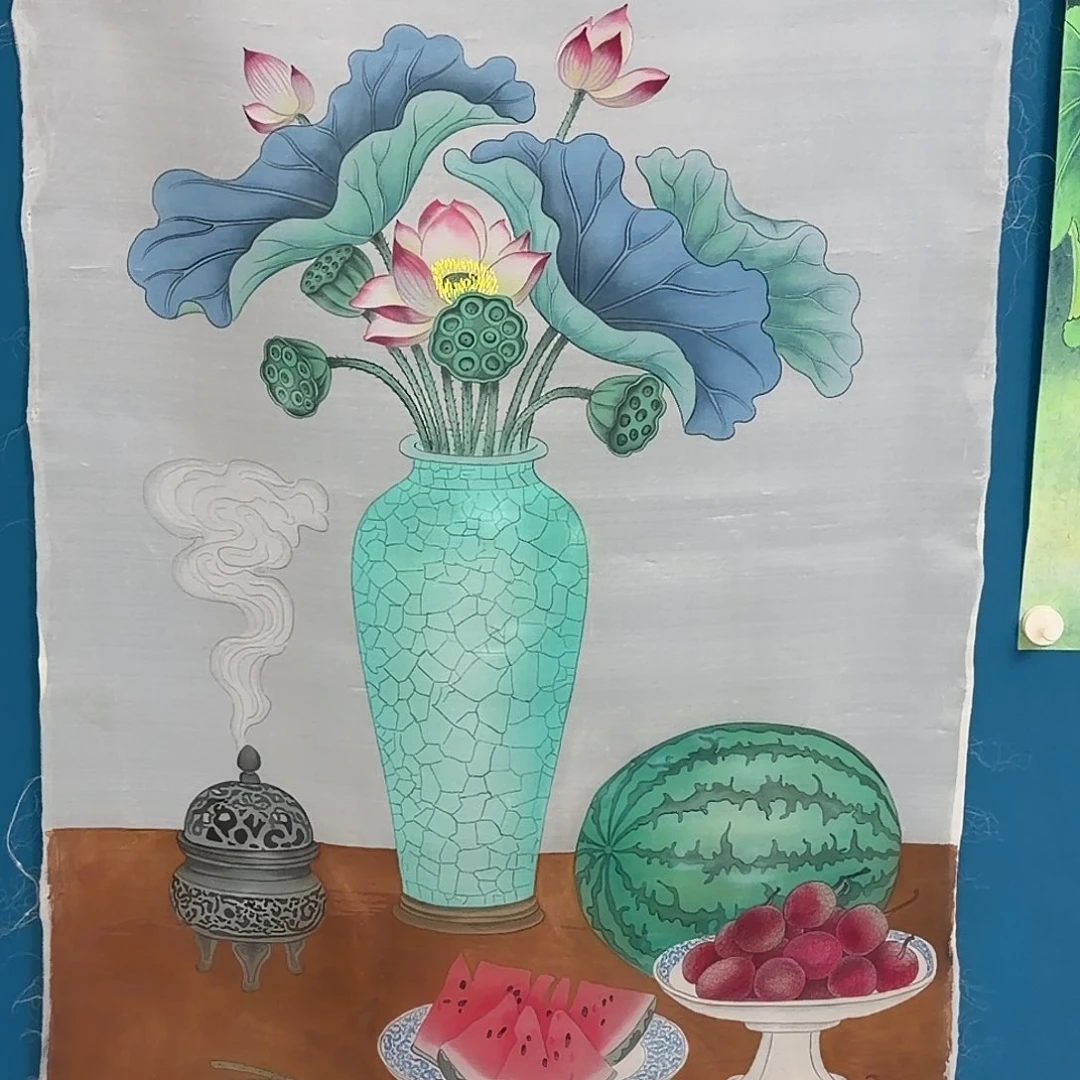 立***盛国画密密麻麻密密麻麻秘密