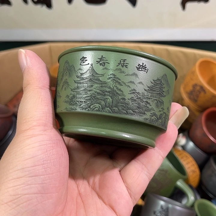 茶杯紫砂全手工紫砂主人杯