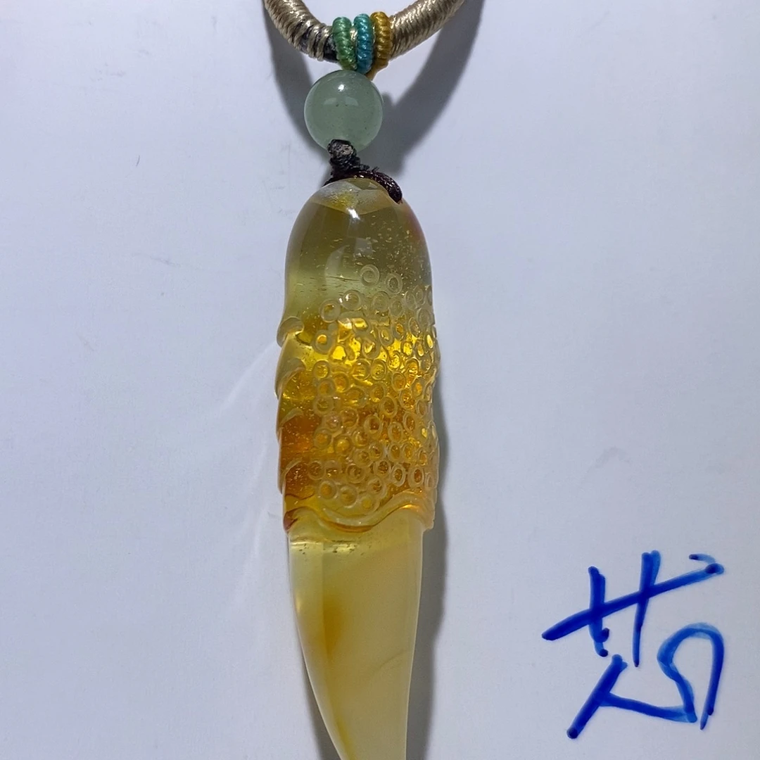 定制琥珀未镶嵌蜜蜡吊坠