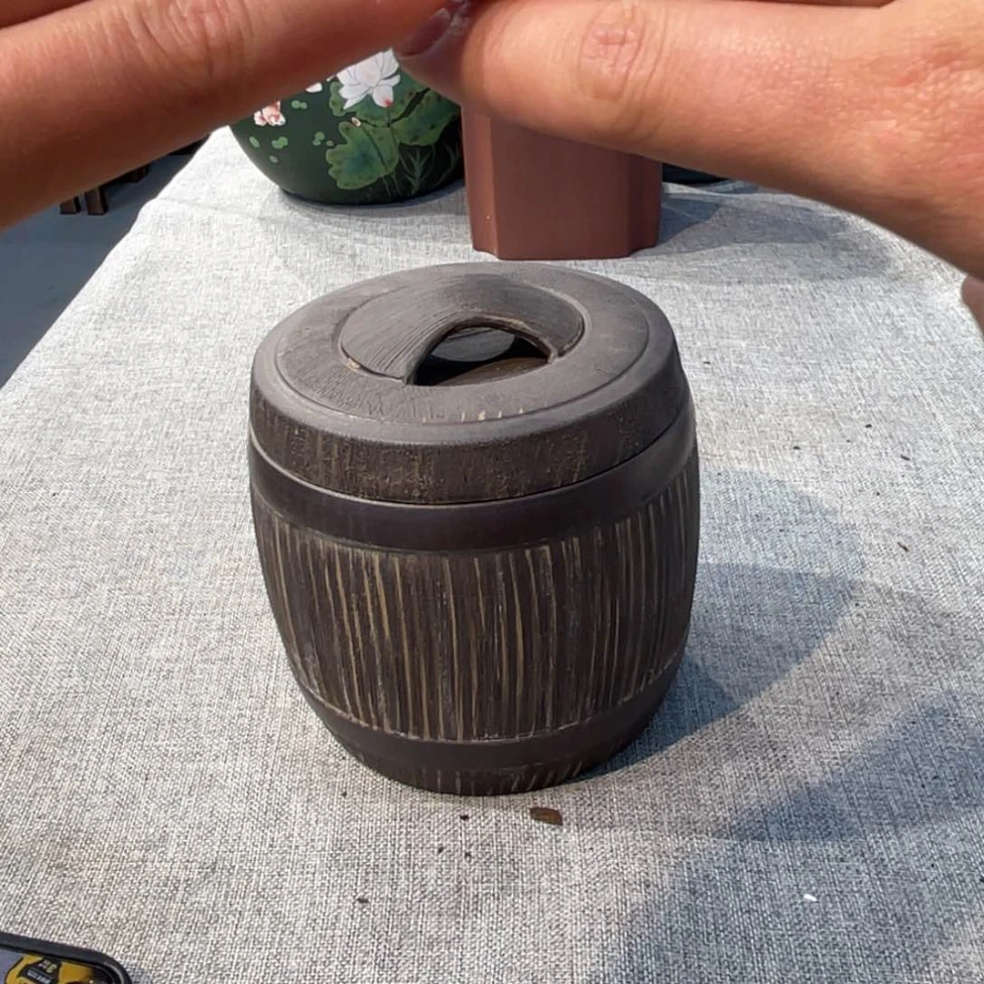 紫砂茶叶罐一斤罐子