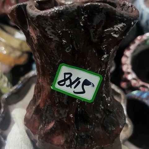 红陶粗陶花盆手工