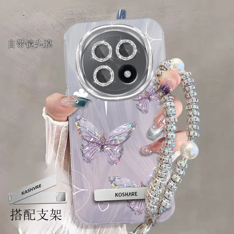 自带镜头膜OPPOA5Pro手机壳彩色蝴蝶PKP110全包防摔A5Pro软壳羽纱