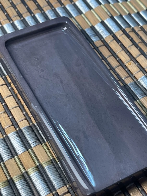 广东省肇庆市正宗端砚老水麻砚台，宜书宜画行囊砚