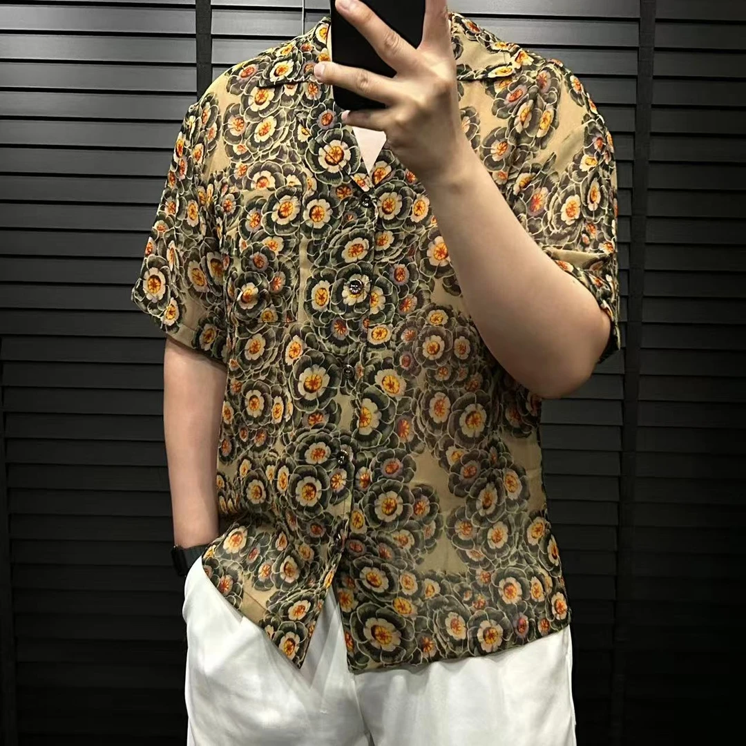 【轻奢】男士古巴领短袖