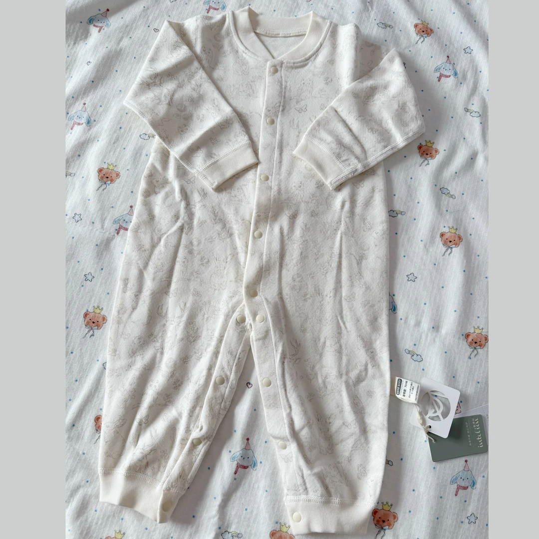 婴得利2025年秋冬新款莫棉连体衣爬服