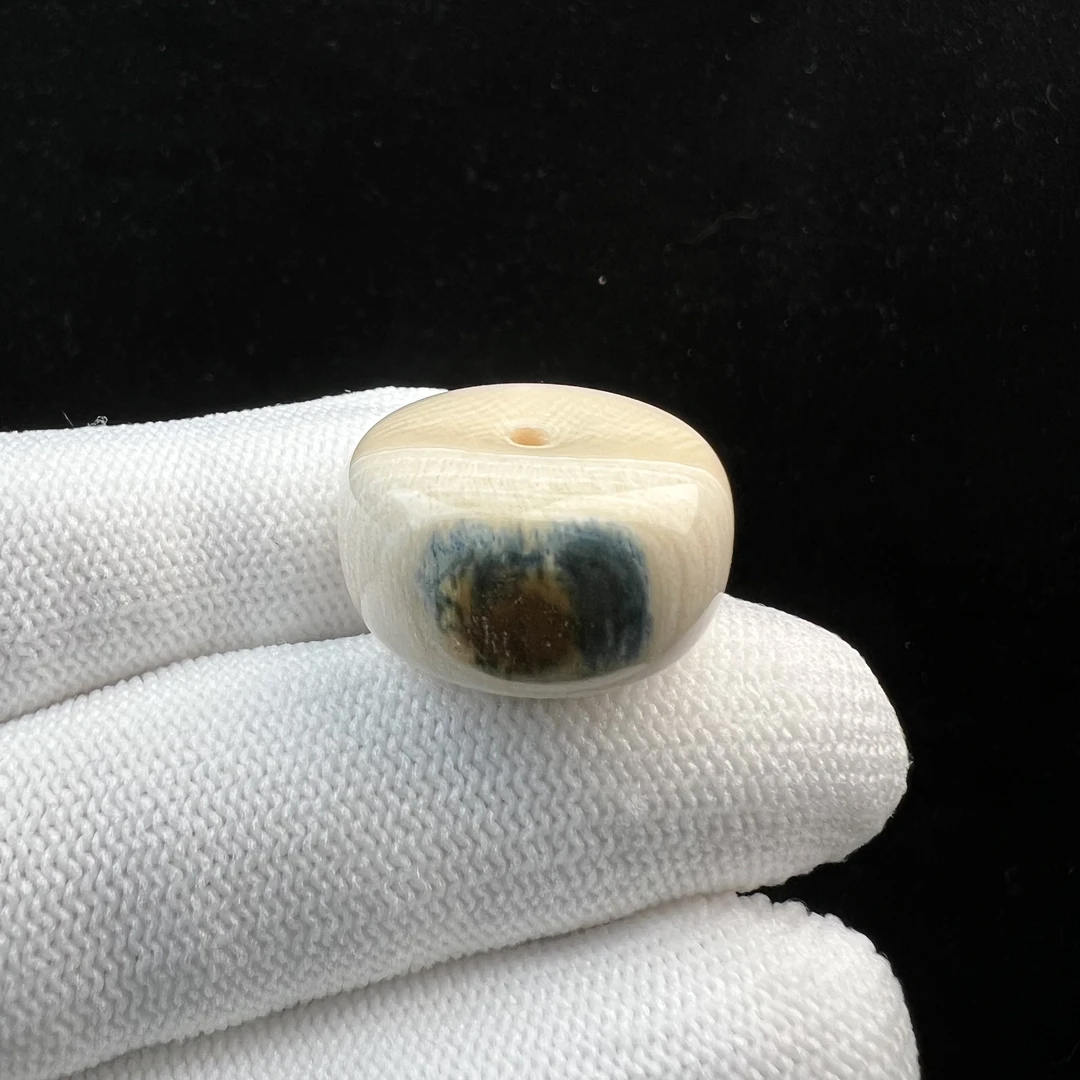 S4252天然猛犸牙 墩子 22*12.7mm支持鉴定 假一罚四