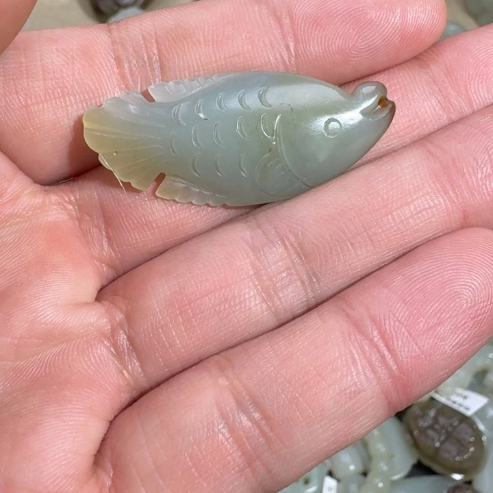 和田玉吊坠(不含链)未镶嵌