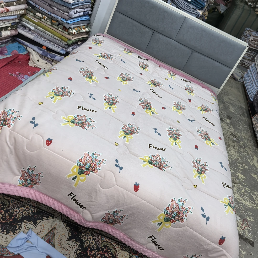 牛奶绒豆豆被（一束花海）2米✕2.3米