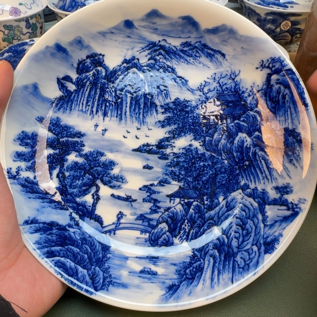 纯手工纯手绘茶具石头86