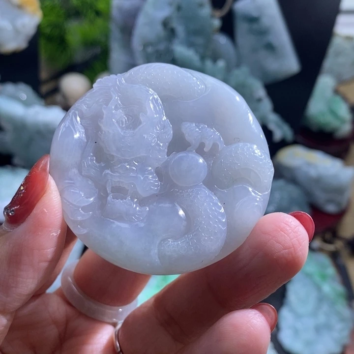 【闪购商品】颈饰未镶嵌翡翠龙牌