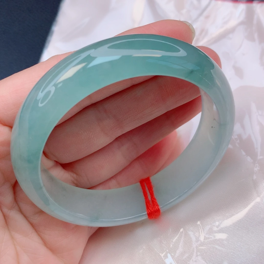 翡翠未镶嵌手镯56圈  轮胎