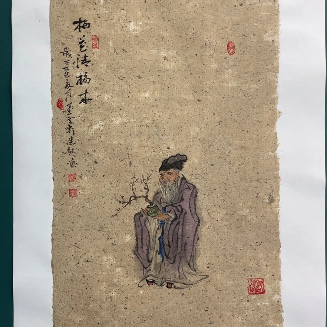 国画艺术家真人手绘