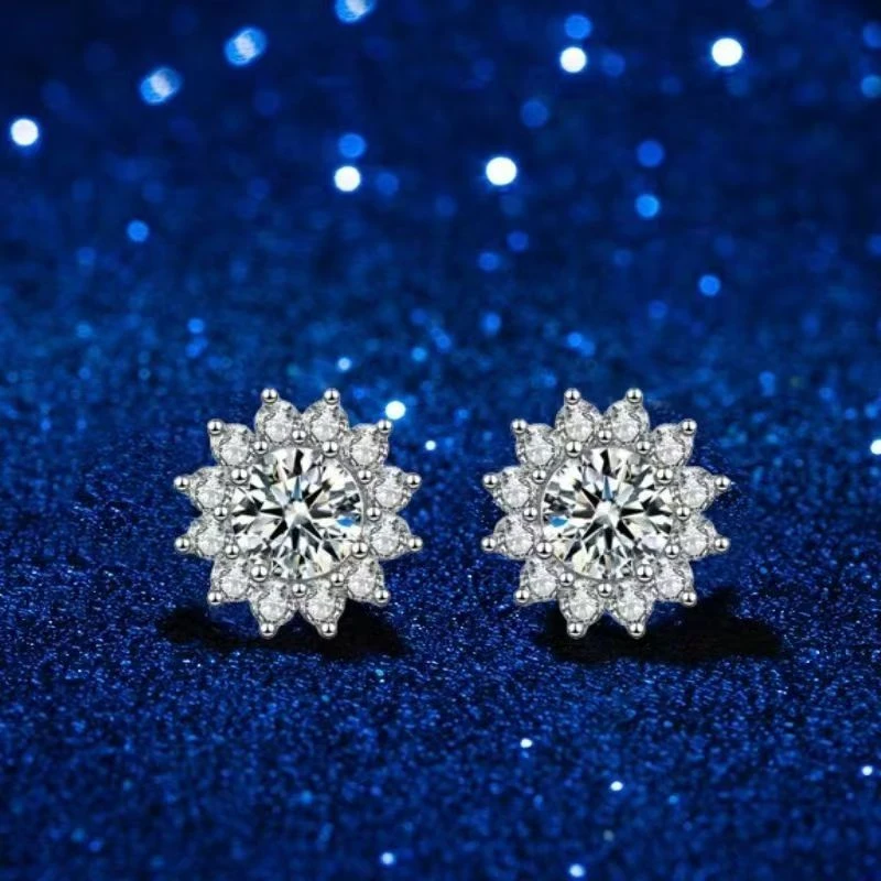 炫璨高奢 太阳花耳钉轻奢小众高级感(828)