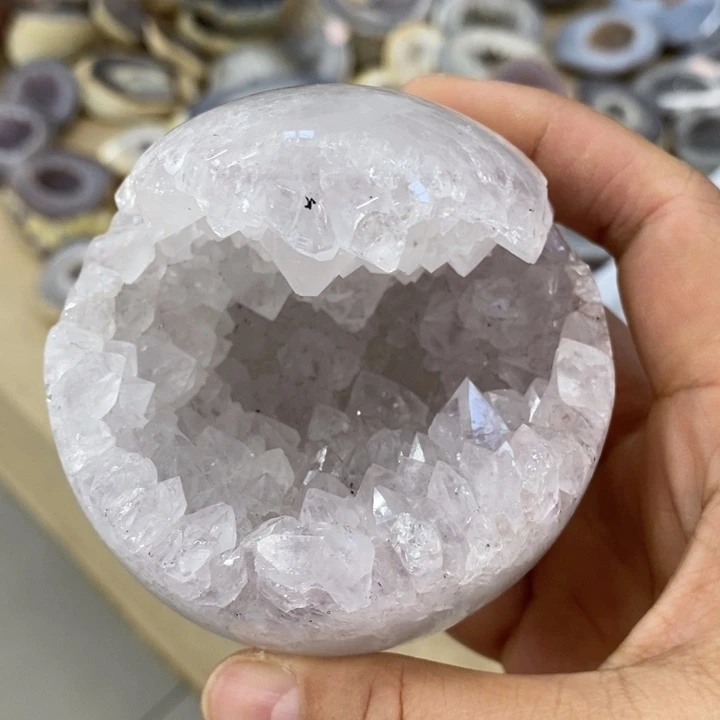 紫晶珠宝半成品未镶嵌