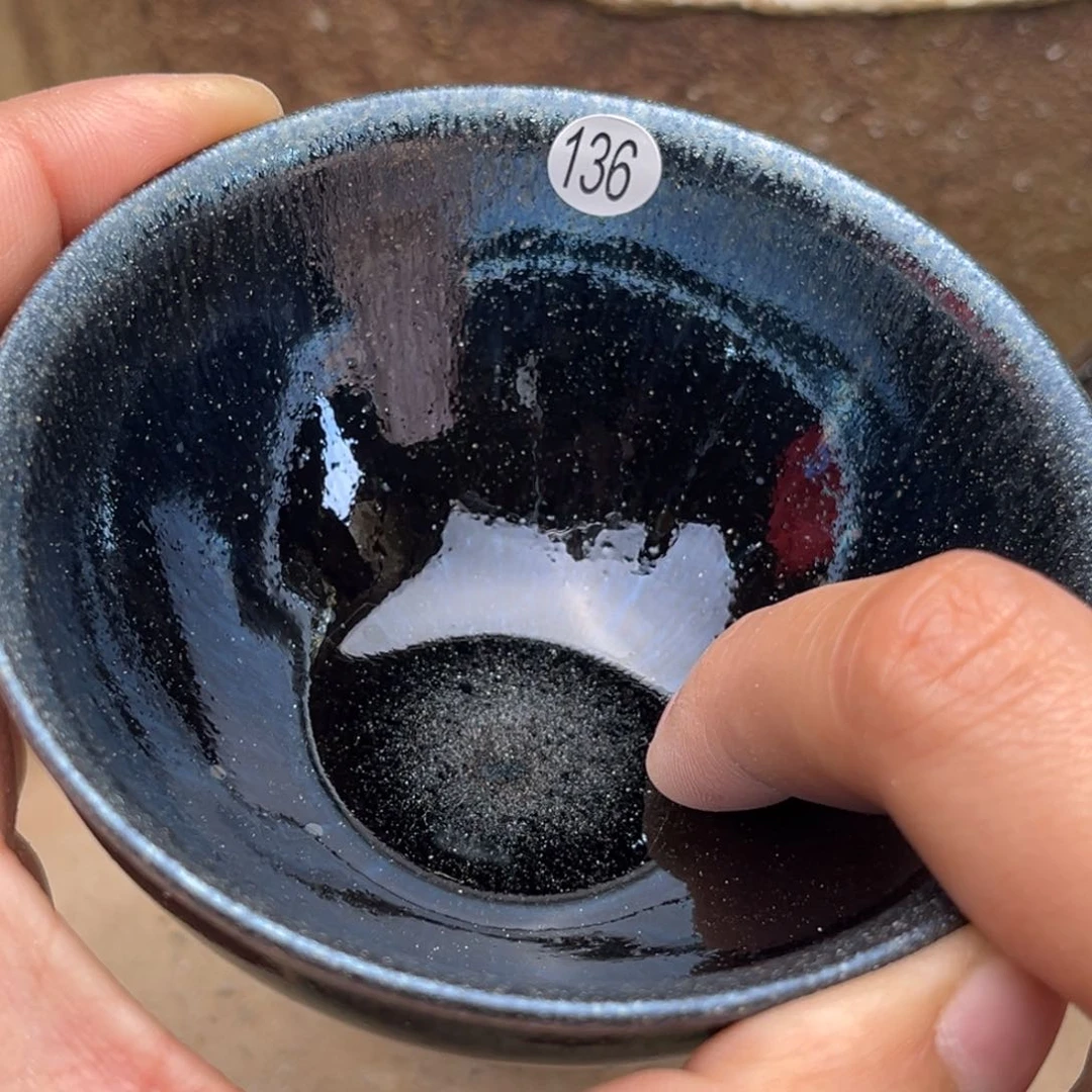 茶盏义兴龙窑坚持真柴烧微瑕