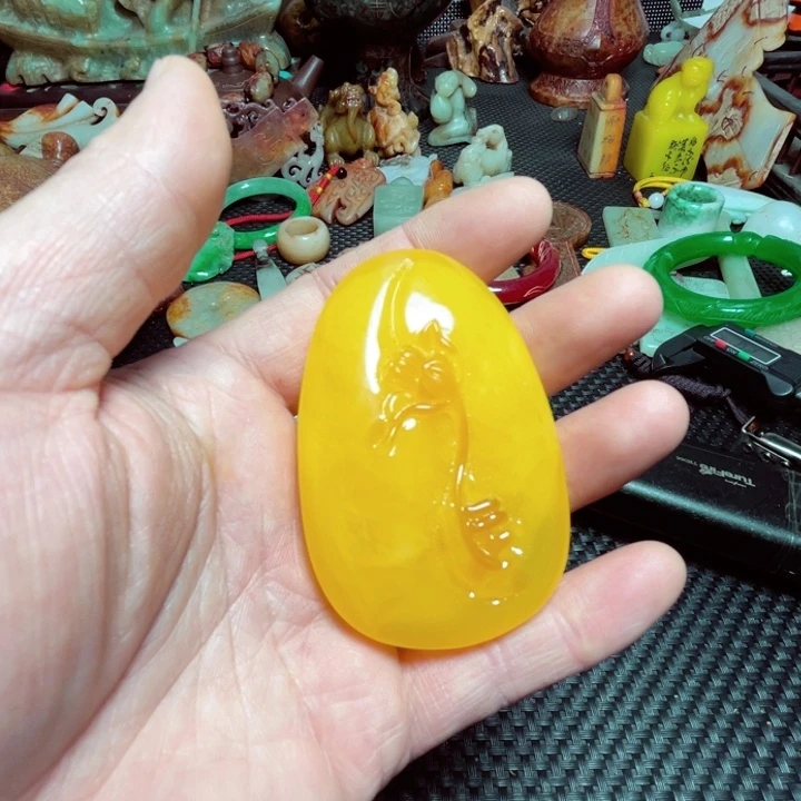 滴血莲花菩提把件