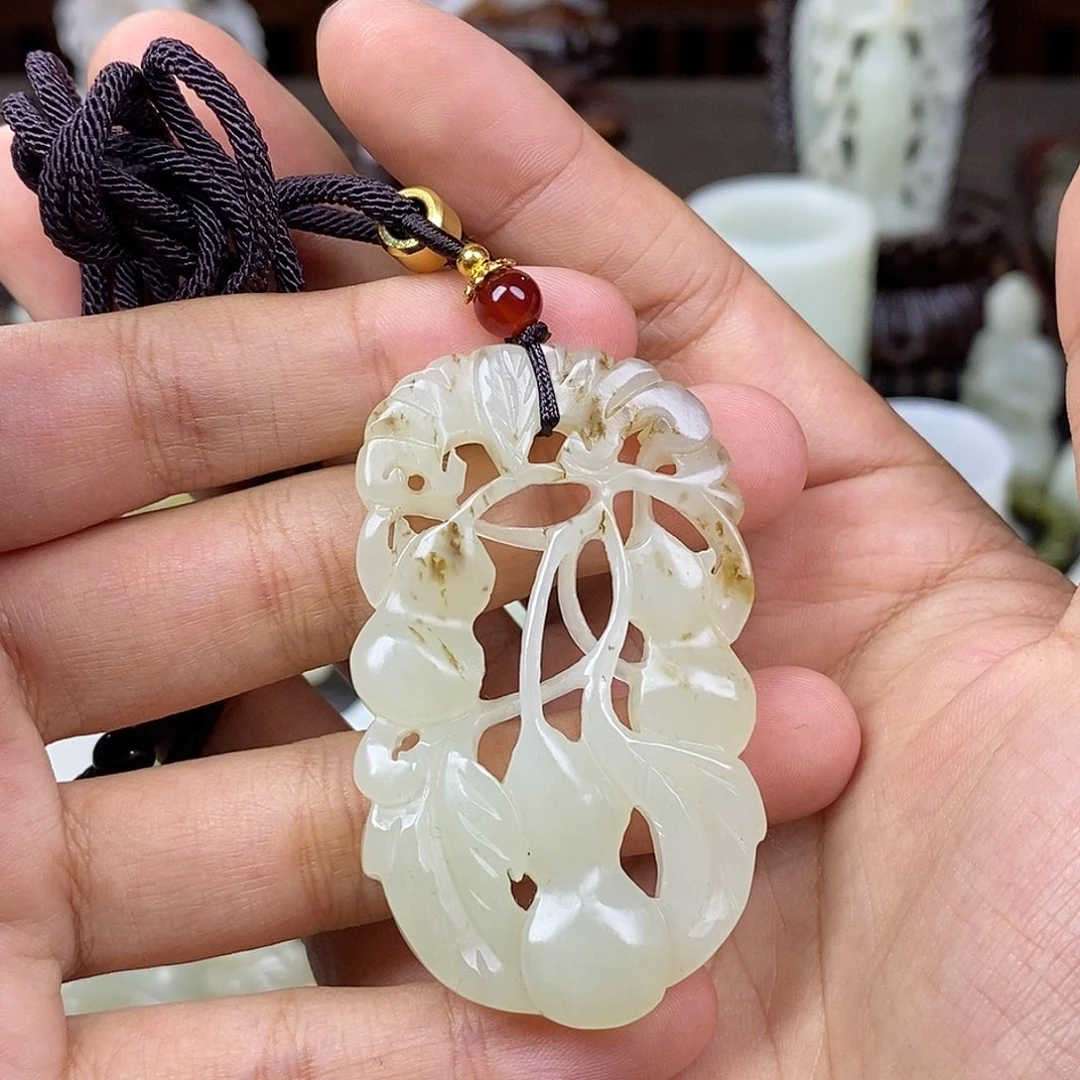 中***梦和田玉未镶嵌挂件