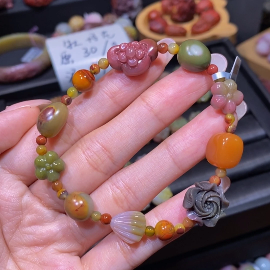 【闪购商品】未镶嵌手链玛瑙/玉髓盐源玛瑙
