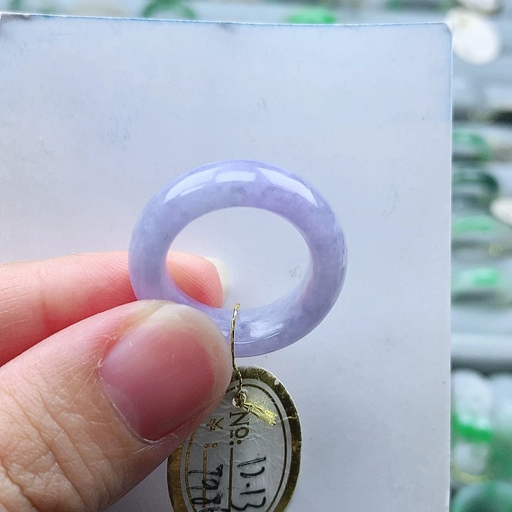 翡翠未镶嵌戒指12号
