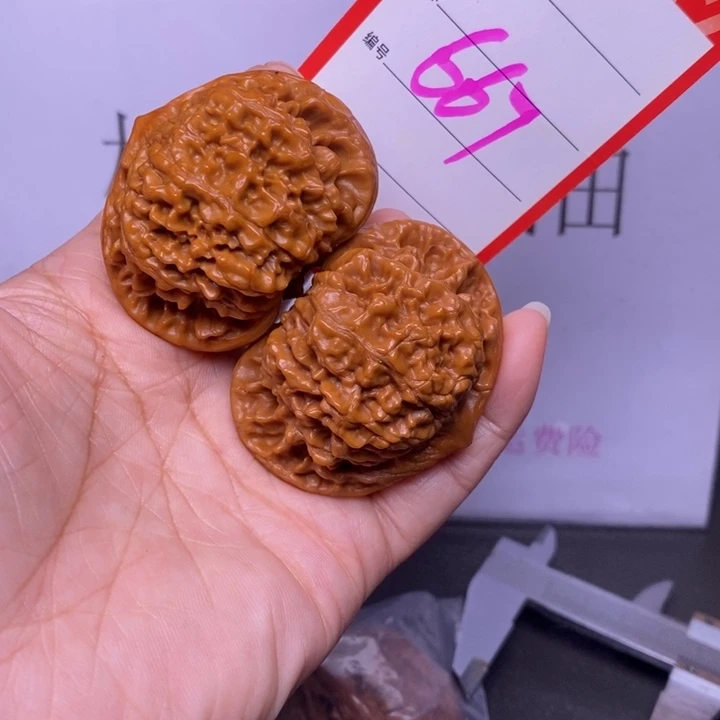 把件文玩核桃667，48官帽