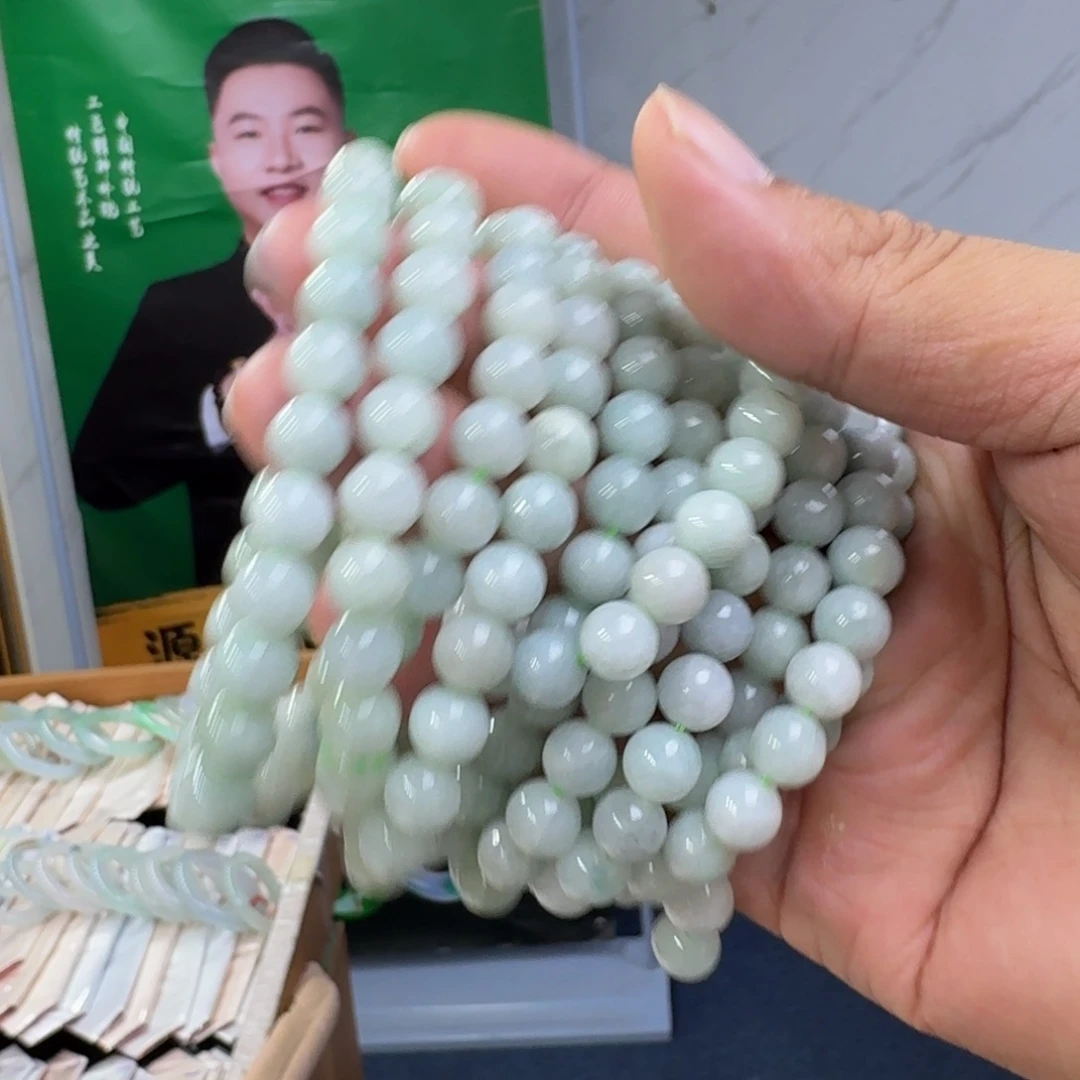 翡翠未镶嵌手链纯天然缅甸翡翠A货多样性发一