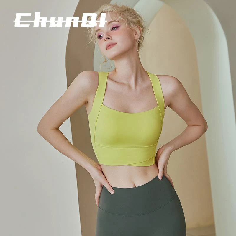 维多利亚运动背心女防震跑步聚拢健身内衣专业普拉提美背瑜伽文胸