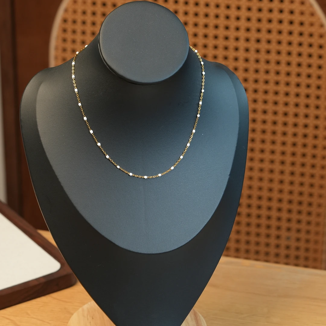 钛钢项链 [白釉]滴油彩虹马氧气小象敦煌星河百搭小马贝壳太阳