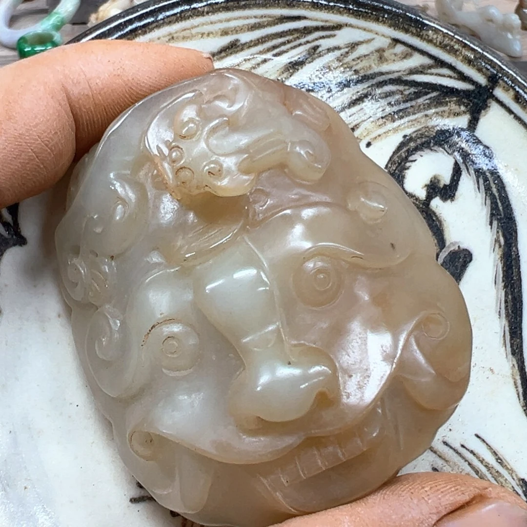 金***牙摆件陶瓷陶瓷艺术作品